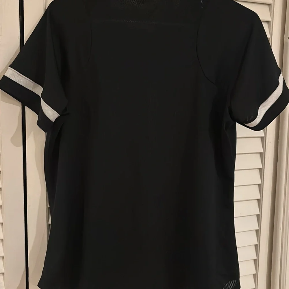 Nike Black Fitted Polo Jersey - Picture 7 of 9